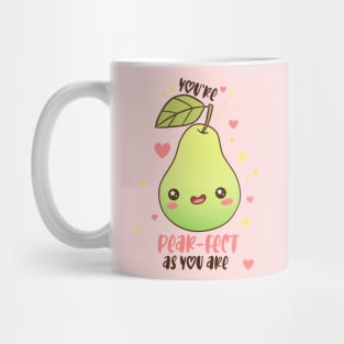 You're pear-fect as you are a funny and cute fruit pun Mug